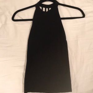 Forever 21 black top with strappy back